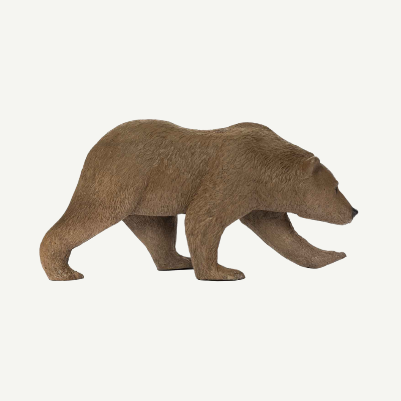 100509 IBB 3D Tier lebensgroßer Braunbär laufend (Speditionsfracht)