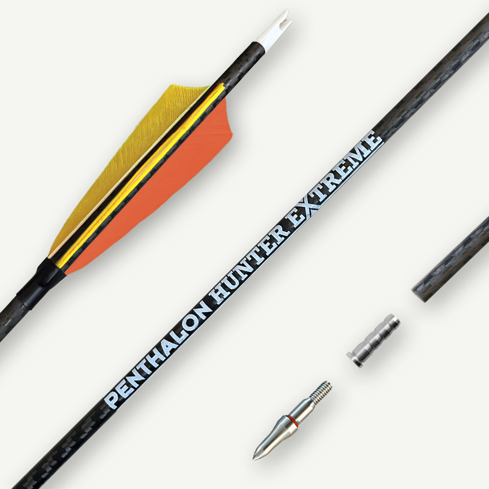 Penthalon Carbonpfeile 40816 Hunter Extreme Naturfedern 700
