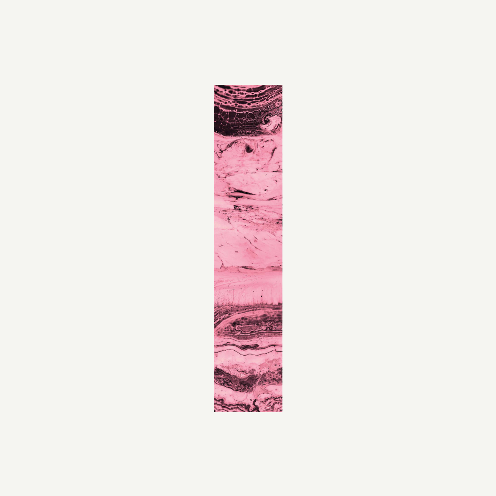 45002 Pfeilcresting Marmor (Stück) rosa