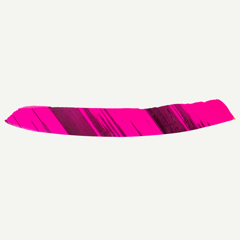 101177 Feder RW Volle Länge camo flo. pink schwarz