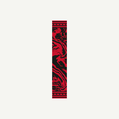 Pfeilcresting Zebra (Stück) schwarz - rot
