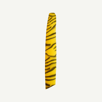 18202 Feder RW Volle Länge zebra gelb schwarz