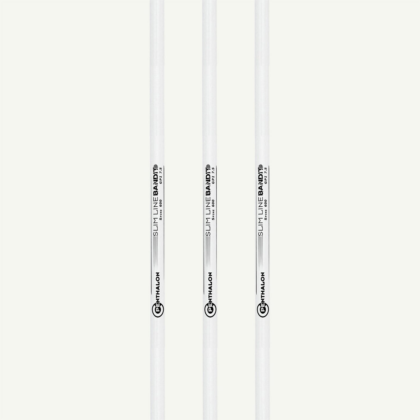 Penthalon Carbonschäfte Bandit Slim Line Neon weiss 1600