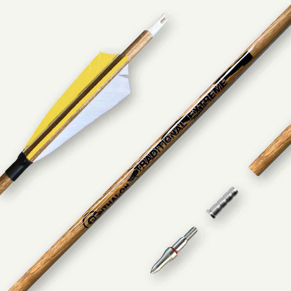 Penthalon Carbonpfeile Traditional Extreme Naturfedern 500
