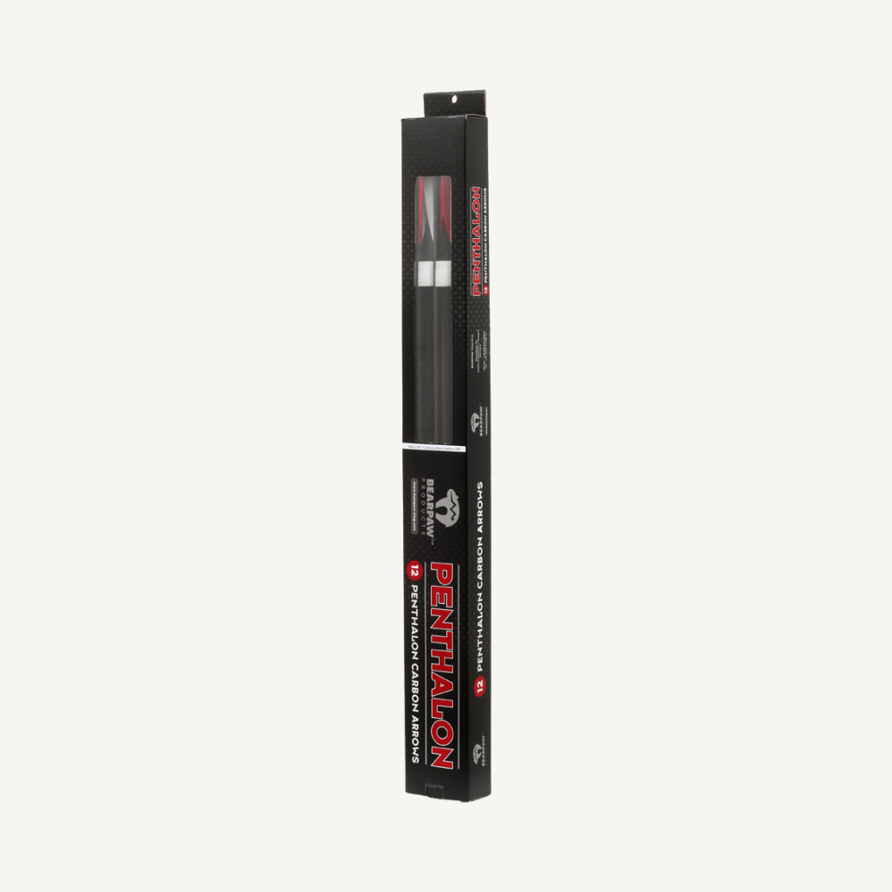 Penthalon Carbonpfeile 40812 Traditional Black Naturfedern