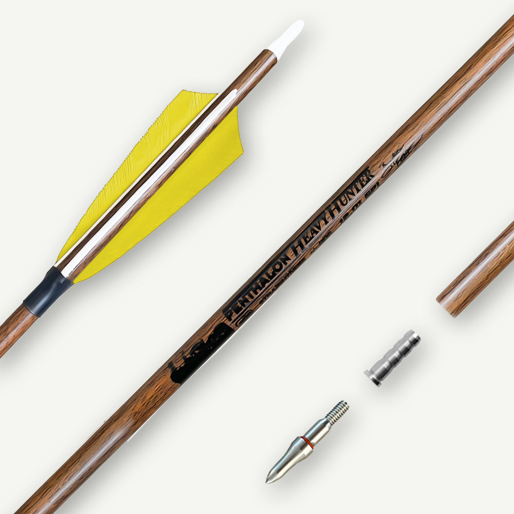 Penthalon Carbonpfeile Heavy Hunter Naturfedern 500