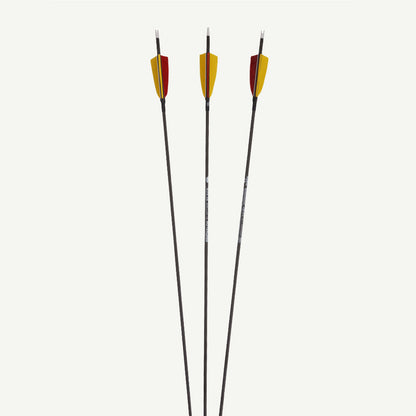 Penthalon Carbonpfeile 40820 Slim Line Black Naturfedern