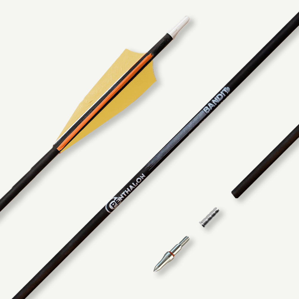 Penthalon Carbonpfeile 100516 Bandit Naturfedern 700