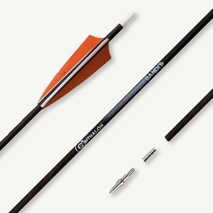 Penthalon Carbonpfeile 100516 Bandit Naturfedern 800