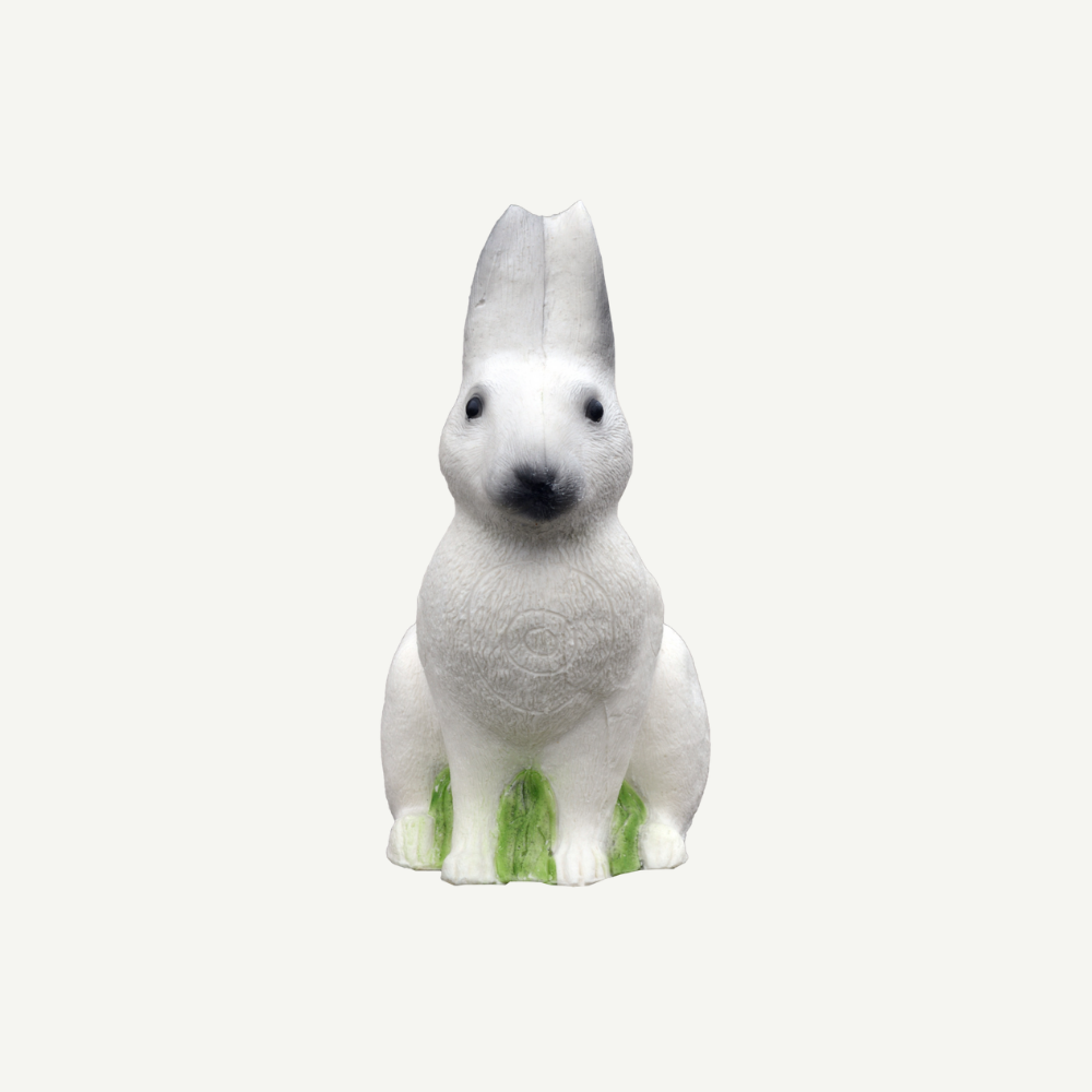 100471 IBB 3D Tier Schneehase sitzend