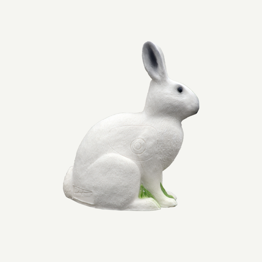 100471 IBB 3D Tier Schneehase sitzend