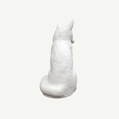 100475 IBB 3D Tier sitzender Polarfuchs